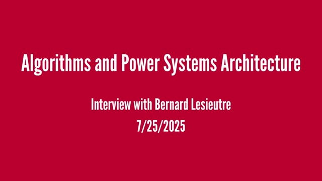 Bernard Lesieutre interview