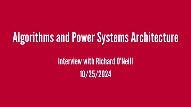 Richard O'Neill interview