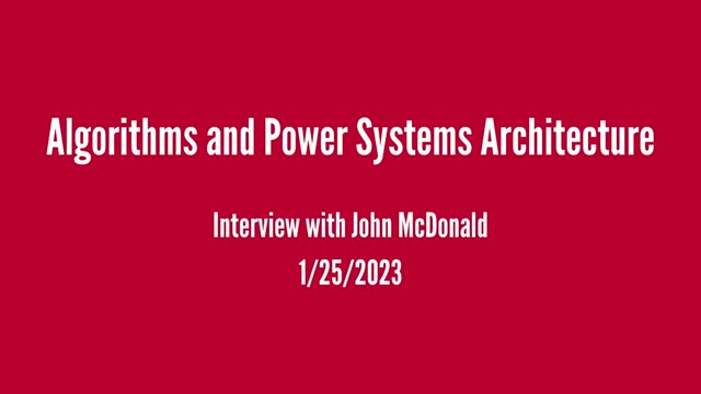 John McDonald interview