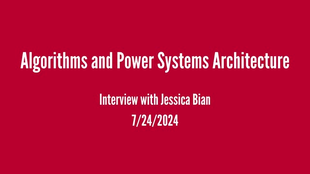 Jessica Bian interview