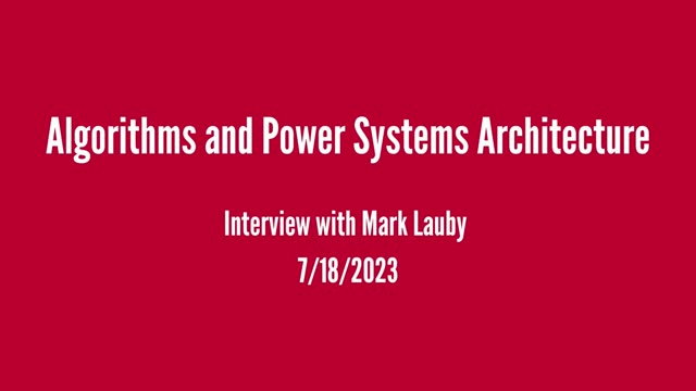 Mark Lauby interview