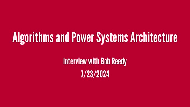 Bob Reedy interview