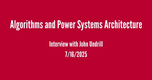 John Undrill interview