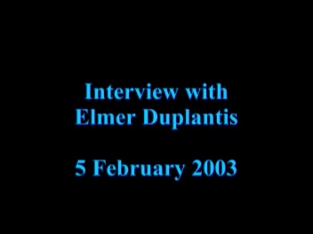 Duplantis, Elmer