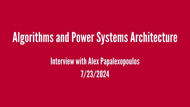 Alex Papalexopoulos interview