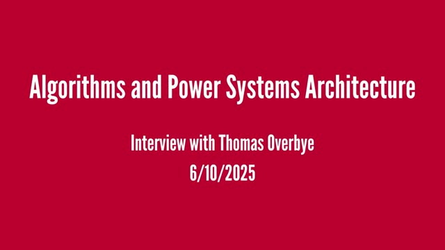 Thomas Overbye interview